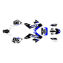 honda crf50 graphics kit 2004-2012 quantum series blue