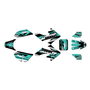 honda crf50 graphics kit 2013-2026 fresh series teal