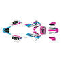honda crf50 graphics kit 2004-2012 redeemer series magenta