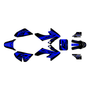 honda crf50 graphics kit 2013-2026 lethal series blue-shift