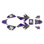 honda crf50 graphics kit 2013-2026 lunatic series purple