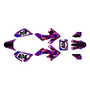 honda crf50 graphics kit 2004-2012 shatter series magenta