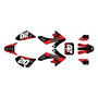 honda crf50 graphics kit 2004-2012 spear series red