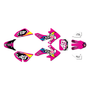 honda crf50 graphics kit 2013-2026 pecker series magenta