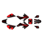 honda crf50 graphics kit 2004-2012 speed series red-shift