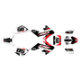 honda crf50 graphics kit 2013-2026 quantum series red