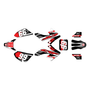 honda crf50 graphics kit 2004-2012 turbo series red