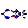 honda crf50 graphics kit 2004-2012 usa series blue-shift