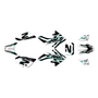 honda crf50 graphics kit 2004-2012 vizion series teal