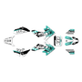 honda crf50 graphics kit 2013-2026 surfsup series teal
