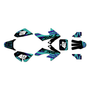 honda crf50 graphics kit 2004-2012 whiplash series smoke