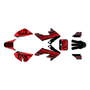 honda crf50 graphics kit 2013-2026 usa series red