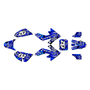 honda crf50 graphics kit 2013-2026 vandal series blue