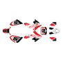 honda crf50 graphics kit 2013-2026 venom series red