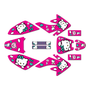 honda crf70 graphics kit all years meow series magenta