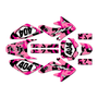 honda crf80 graphics kit 2004-2010 invasion series pink