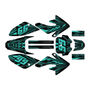 honda crf80 graphics kit 2011-2016 prime series teal