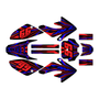 honda crf80 graphics kit 2004-2010 prime series red-blue