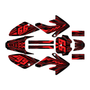 honda crf80 graphics kit 2004-2010 prime series red-shift