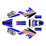 honda crf70 graphics kit all years usa series blue