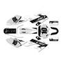 honda crf80 graphics kit 2004-2010 speed series white