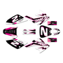 honda crf70 graphics kit all years vision series pink