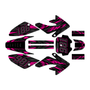 honda crf80 graphics kit 2011-2016 twitch series magenta