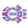 honda crf80 graphics kit 2004-2010 warrior series magenta