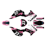 honda crf110f graphics kit 2013-2018 evader series pink