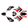 honda crf110f graphics kit 2013-2018 fh series red
