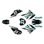 honda crf110f graphics kit 2013-2018 fh series teal