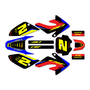 honda crf100 graphics kit 2004-2010 lightning series krazy