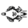 honda crf110f graphics kit 2013-2018 lethal series white