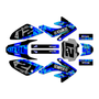honda crf100 graphics kit 2004-2010 semperfi series blue