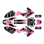 honda crf100 graphics kit 2011-2016 semperfi series pink