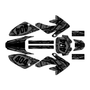 honda crf100 graphics kit 2011-2016 shatter series gray