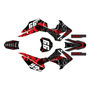 honda crf110f graphics kit 2013-2018 revolt series red