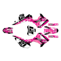 honda crf110f graphics kit 2013-2018 semper series magenta