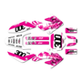 honda crf100 graphics kit 2004-2010 surfs series magenta