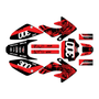 honda crf100 graphics kit 2011-2016 surfs series red-shift