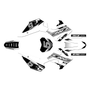 honda crf110f graphics kit 2013-2018 turbo series white