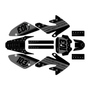 honda crf100 graphics kit 2004-2010 usa series smoke