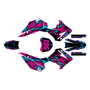 honda crf110f graphics kit 2013-2018 twitch series magenta
