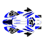 honda crf100 graphics kit 2004-2010 venom series blue