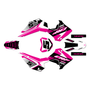 honda crf110f graphics kit 2013-2018 venom series magenta