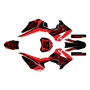 honda crf110f graphics kit 2013-2018 venom series red-shift