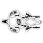 honda crf125f graphics kit 2013-2018 lethal series white