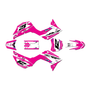 honda crf110f graphics kit 2019-2026 lethal series magenta