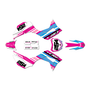 honda crf110f graphics kit 2019-2026 redeemer series magenta