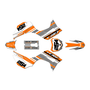 honda crf110f graphics kit 2019-2026 redeemer series orange